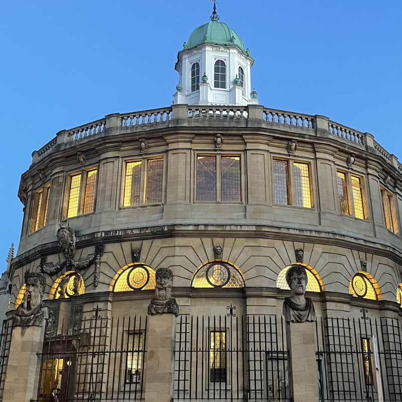A picture of the Sheldonian Theatre 
