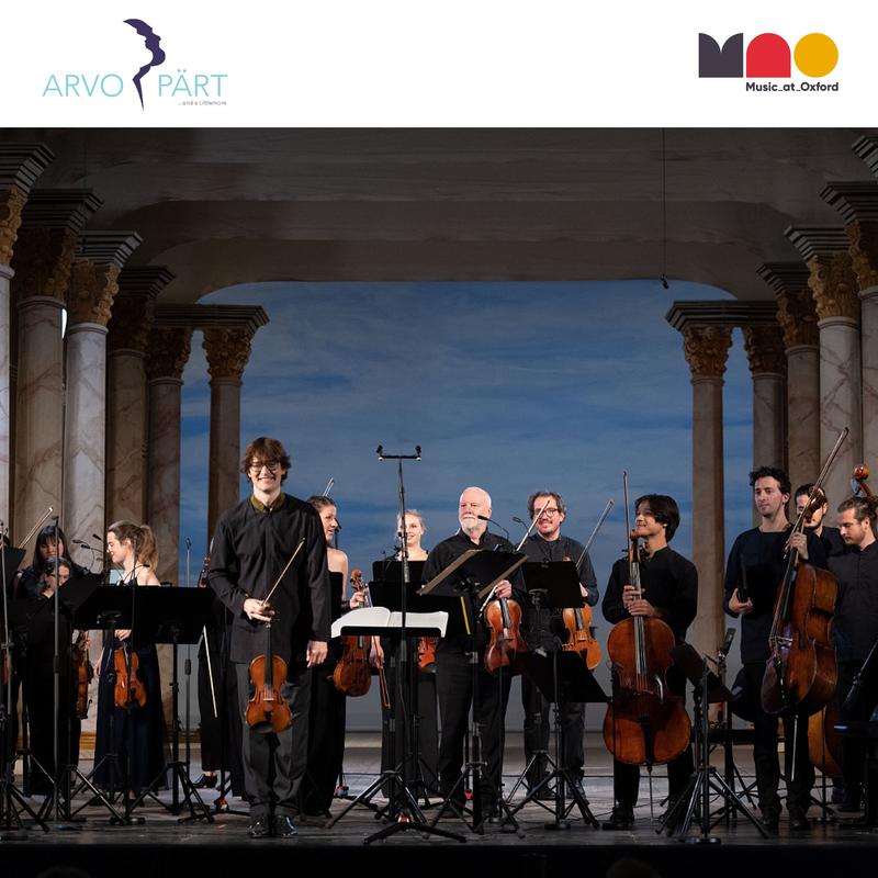 Logo of Arvo Part with Music at Oxford