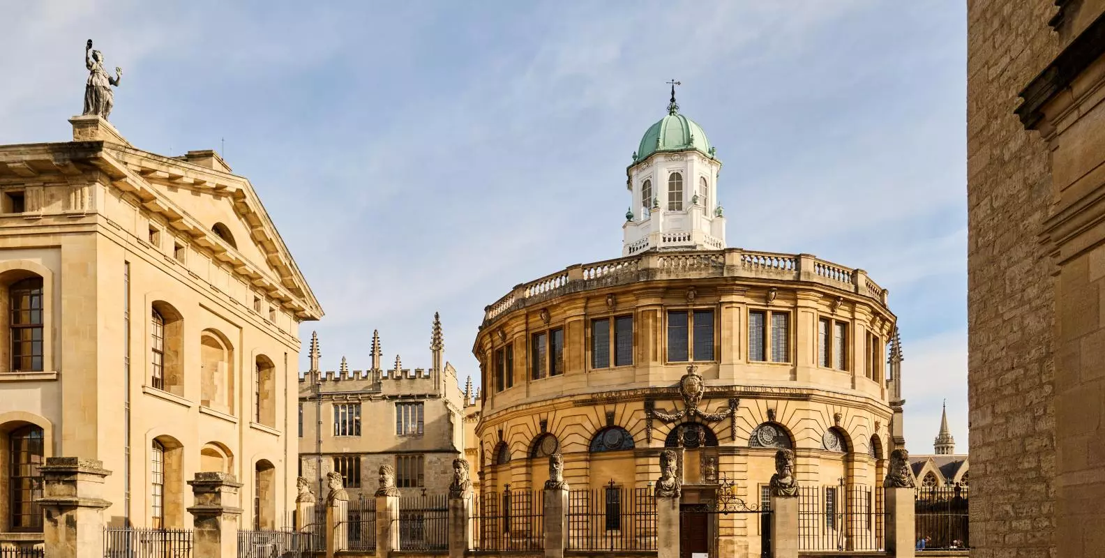 The Sheldonian Theatre as seen from the Weston Library