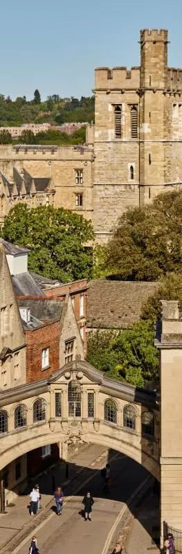 View of the Bridge of Sighs and New College from the Cupola
